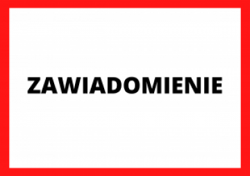 Zawiadomienie