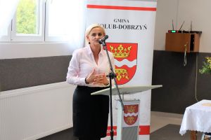 Uroczystość przekazania umowy i placu budowe we Wrockach