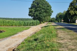 Budowa ścieżki pieszo-rowerowej w Węgiersku