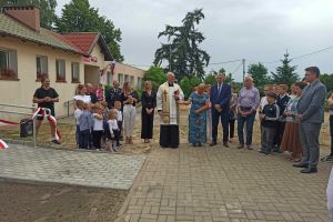 Otwarcie nowej części szkoły w Węgiersku