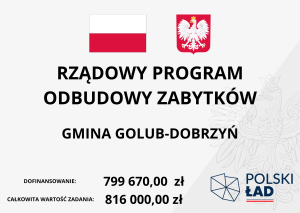 Tabica informująca o dofinansowaniu