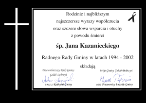 Kondolencje