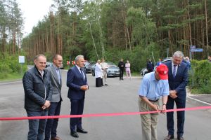 Uroczystość otwarcia dróg