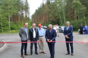 Uroczystość otwarcia dróg