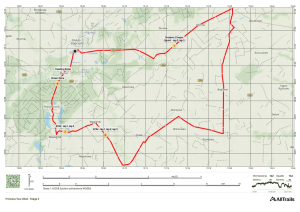 Mapa przebiegu wyścigu