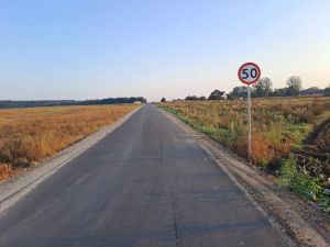 Nowa nawierzchnia drogi w Węgiersku