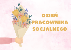Napis Dzień Pracownika Socjalnego