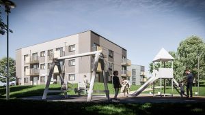 Wizualizacja nowych bloków w Sokoligórze/Owieczkowie