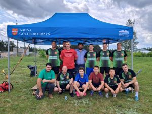 Uczestnicy obchodów 20-lecia drużyny LZS Białkowo