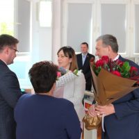 Wręczenie kwiatów