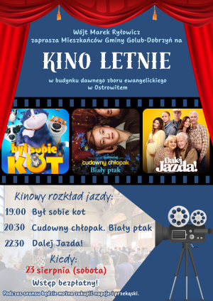 Plakat - kino letnie