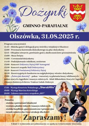 Dożynki Gminno-Parafialne - plakat