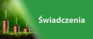Napis "Świadczenie"