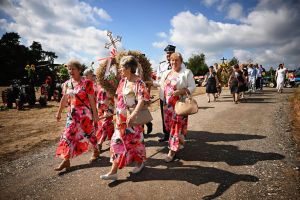 Przemarsz Koła Gospodyń Wiejskich
