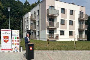 Otwarcie budynku wielorodzinego w Sokoligórze