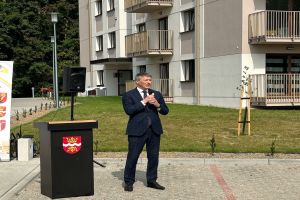 Otwarcie budynku wielorodzinego w Sokoligórze