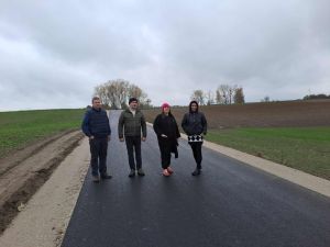 Odbiór zadania pn. "Przebudowa drogi gminnej nr 110226 C w miejscowości Sokoligóra"