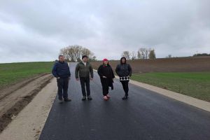 Odbiór zadania pn. "Przebudowa drogi gminnej nr 110226 C w miejscowości Sokoligóra"