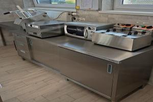 Uroczyste otwarcie wyremontowanej kuchni w szkolnej stołówce w Zespole Szkolno-Przedszkolnym we Wrockach