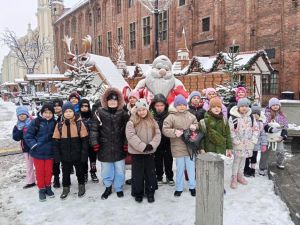 Uczniowie szkoły w Lisewie