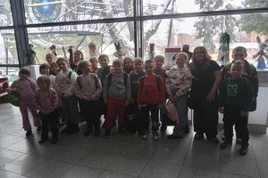 Uczniowie szkoły w Lisewie