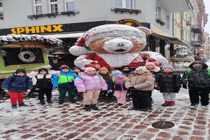 Uczniowie szkoły w Lisewie