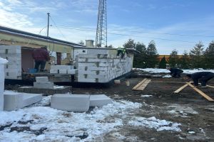 Prace budowalne we Wrockach