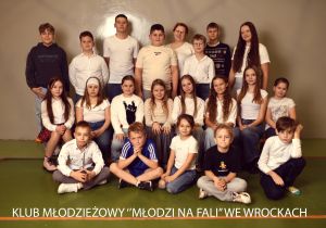 Uczestnicy Klubu Młodzieżowego „Młodzi na fali”