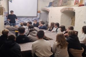 Uczestnicy projektu "Wyjście z klasą" z Węgierska