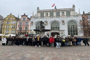 Uczestnicy projektu "Wyjście z klasą" z Nowogrodu