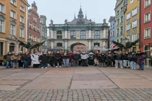 Uczestnicy projektu "Wyjście z klasą" z Nowogrodu