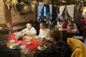 Uczestnicy projektu "Wyjście z klasą" z Wrocek