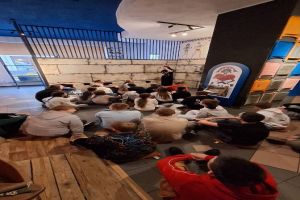 Uczestnicy projektu "Wyjście z klasą" z Wrocek