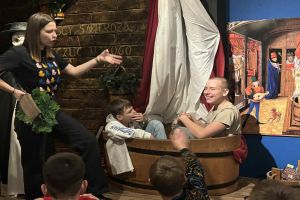 Uczestnicy projektu "Wyjście z klasą" z Wrocek