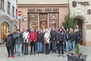 Uczestnicy projektu "Wyjście z klasą" z Wrocek