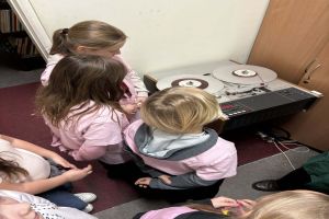 Uczniowie szkoły we Wrockach