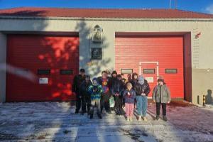 Uczestnicy klubu podczas zajęć