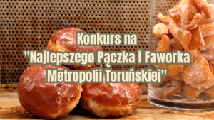 Grafika przedstawiająca pączka i faworki