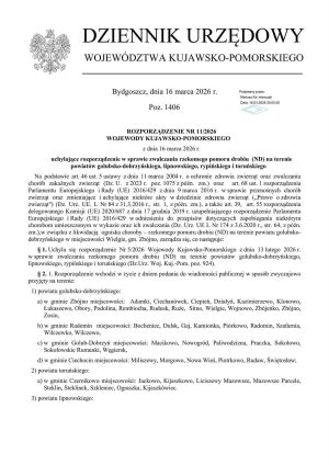 Zarządzenie Wojewody 1 z 2