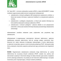 eZaświadczenie naportalu eKRUS