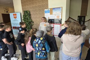 Uczestnicy klubu młodzieżowego z Gałczewa