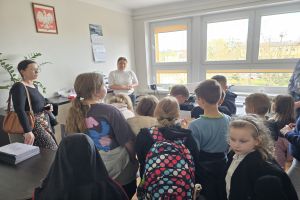 Uczestnicy klubu młodzieżowego z Gałczewa