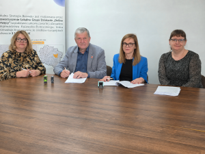 Przedstawiciele LGD i Gminy Golub-Dobrzyń