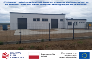 Wyremontowany budynek w Nowejwsi