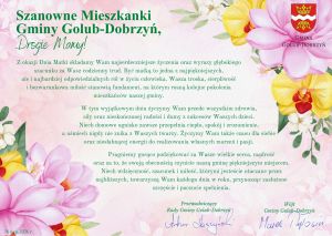 Życzenia z okazji Dnia Matki