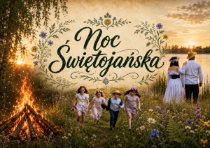 Napis "Noc Świętojańska"