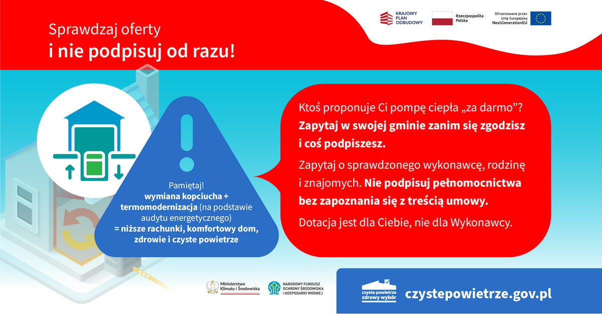 Infografika programu Czyste Powietrze