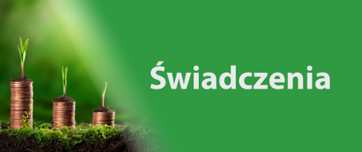 Napis "Świadczenie"