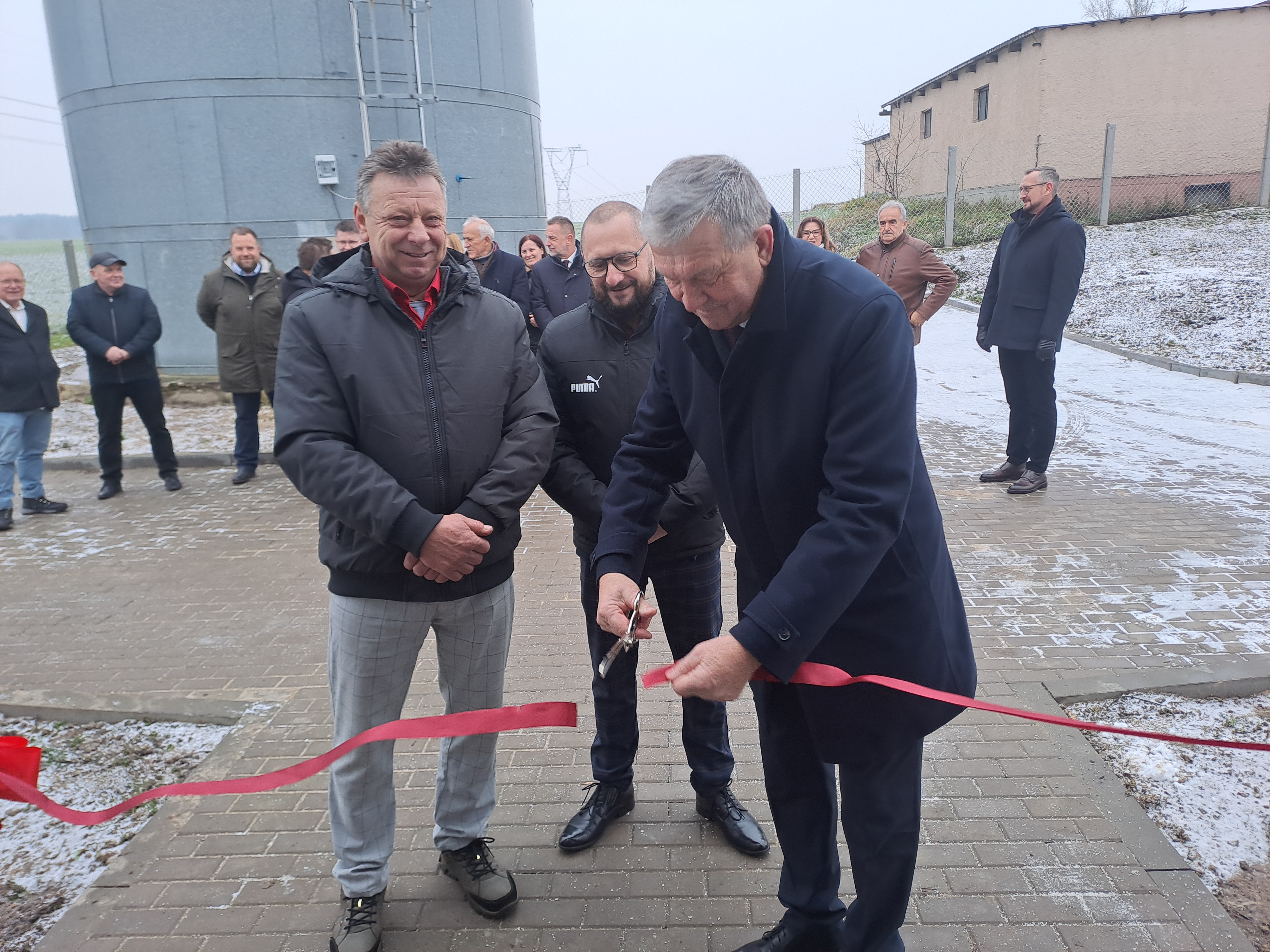 Uroczyste otwarcie rozbudowanej stacji wodociągowej w Gałczewie