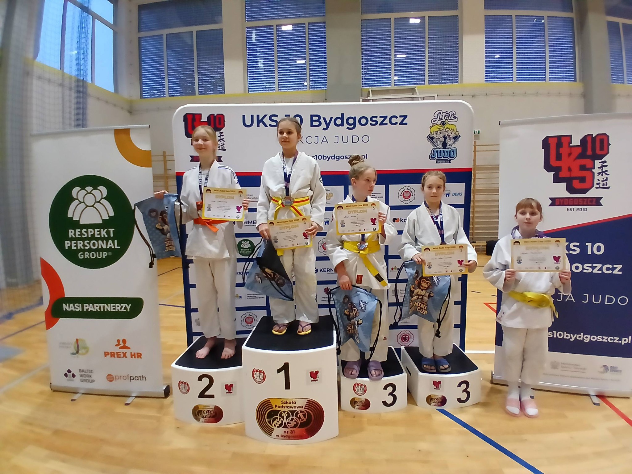 UKS Kopernik Gałczewo na XI Mini Judo Cup w Bydgoszczy